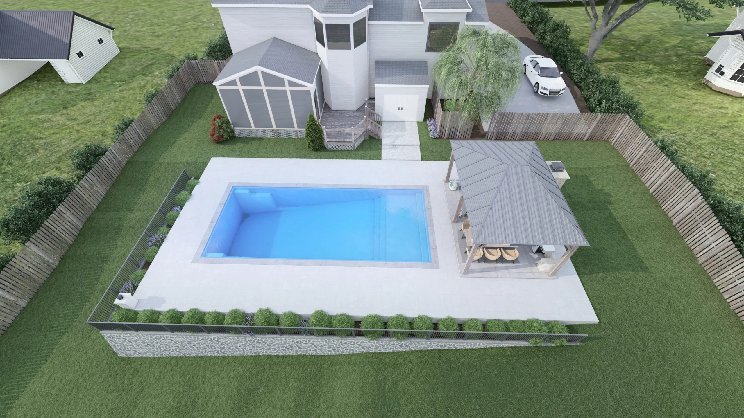 3D Pool Renderings in Lenoir City, TN | Silverline Pool