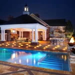 Popular Backyard Lighting for Spaces With A Pool