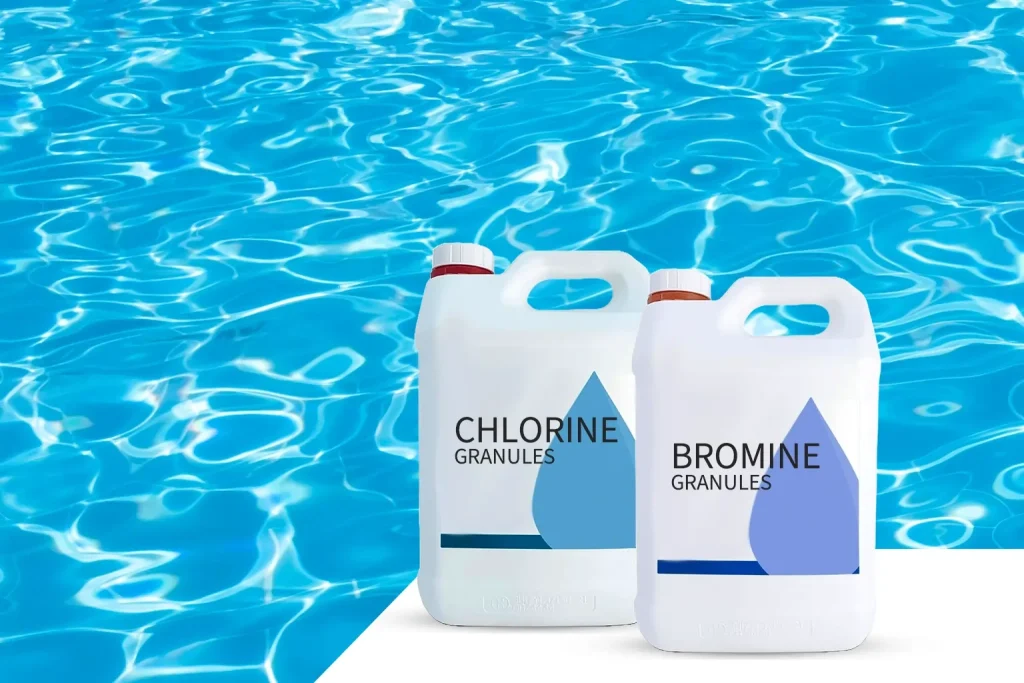 Chlorine vs. Bromine: Which is the Right Pool Sanitizer? chlorine VS bromine | Silver Line Pools