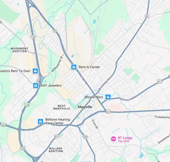 Maryville-map