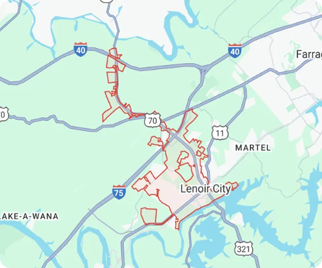 Lenoir-City-map