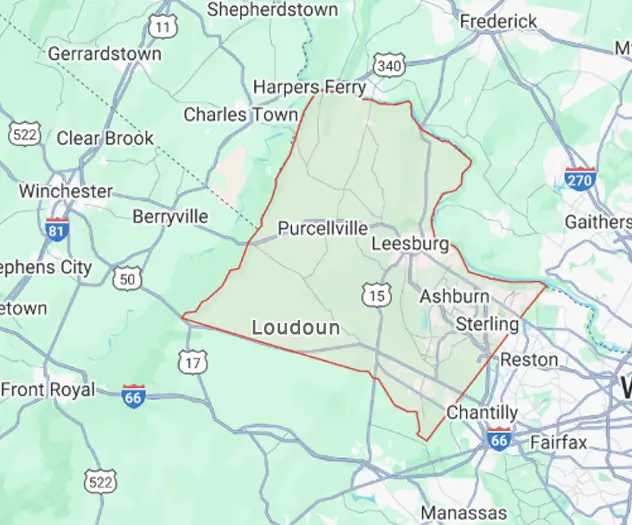 Loudoun-location-map