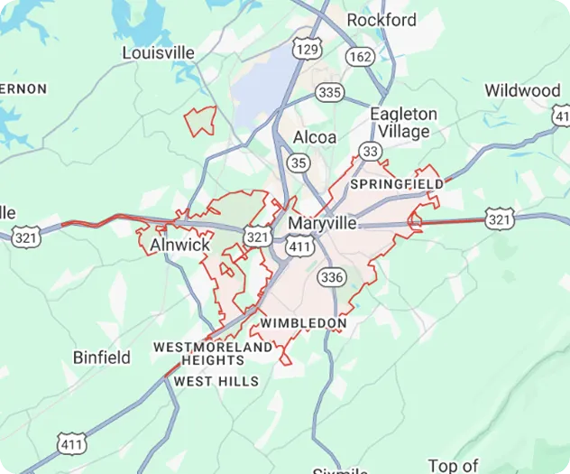 Maryville-map