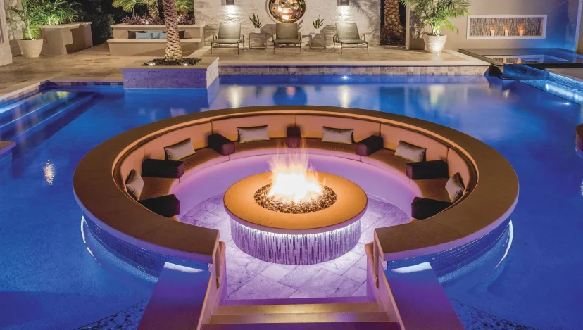 Backyard Fire Pit Landscaping Ideas | Silver Line Pool